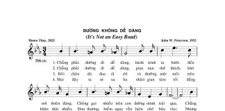 Bài hát: ĐƯỜNG KHÔNG DỄ DÀNG