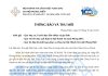Thông Báo & Thư Mời Lễ Cảm Tạ Chúa Và Kỷ Niệm 100 Năm Thành Lập HTTL PHONG ĐIỀN