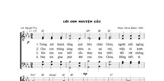 Bài hát: LỜI CON NGUYỆN CẦU