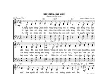 Bài hát: XIN CHÚA SAI CON