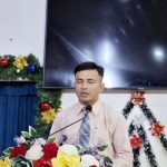 008.Thầy Phạm Phúc An, sinh viên thực tập đại diện cầu thay cho các Hội Thánh