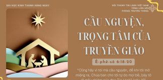 Cầu Nguyện, Trọng Tâm Của Truyền Giáo – 1/12/2025
