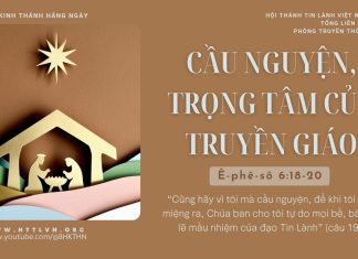 Cầu Nguyện, Trọng Tâm Của Truyền Giáo – 1/12/2025