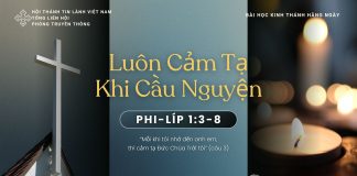 Luôn Cảm Tạ Khi Cầu Nguyện – 10/11/2025