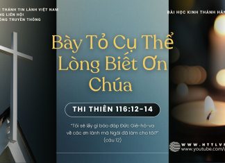 Bày Tỏ Cụ Thể Lòng Biết Ơn Chúa – 5/11/2025