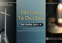 Hết Lòng Tạ Ơn Chúa – 7/11/2025