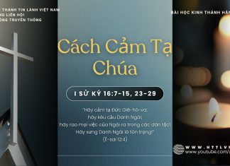 Cách Cảm Tạ Chúa – 8/11/2025