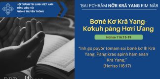 Bơnê Kơ Kră Yang-Kơkuh păng Hơri Ưang – 6/11/2025