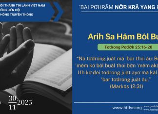 Arih Sa Hăm Bôl Buăl – 30/11/2025