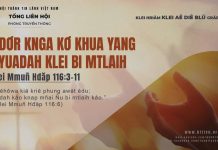 Hdơr Knga Kơ Khua Yang Kyuadah Klei Bi Mtlaih – 4/11/2025