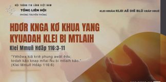 Hdơr Knga Kơ Khua Yang Kyuadah Klei Bi Mtlaih – 4/11/2025