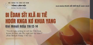 Bi Êdah Sĭt Klă Ai Tiê Hdơr Knga Kơ Khua Yang – 5/11/2025