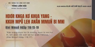 Hdơr Knga Kơ Khua Yang – Kkuh Mpŭ Leh Anăn Mmuñ Bi Mni – 6/11/2025