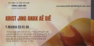 Krist Jing Anak Aê Diê – 19/11/2025
