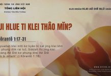 Tui Hlue Ti Klei Thâo Mĭn? – 29/11/2025
