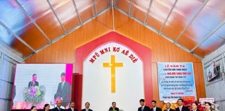 Đắk Lắk: Chi Hội Buôn Gram A Cảm tạ Chúa Cơ sở Sinh hoạt mới