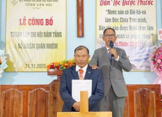 Lâm Đồng: Lễ Công bố Thành lập Chi Hội Năm Tầng và Bổ nhiệm Quản nhiệm Chi Hội