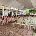 Quang cảnh bên ngoài chương trình Lễ Cảm tạ Chúa