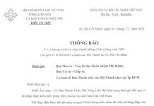 UB.TTN – Thông Báo V/v Chương Trình Ca Nhạc Thánh Mừng Chúa Giáng Sinh 2025 Cho Giới Trẻ & Bồi Linh Ca Đoàn Các HT Tại Tp. HCM