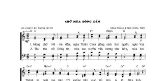 Bài hát: CHỜ MÙA ĐÔNG ĐẾN