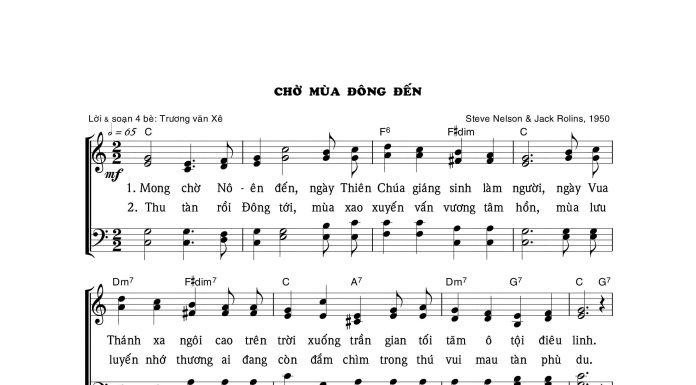 Bài hát: CHỜ MÙA ĐÔNG ĐẾN