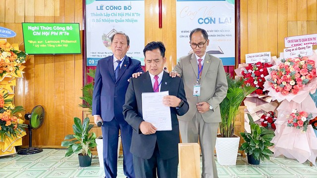 Lâm Đồng: Công bố Thành lập và Bổ nhiệm Quản nhiệm Chi Hội Phi R’te