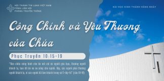 Công Chính và Yêu Thương của Chúa – 1/1/2026