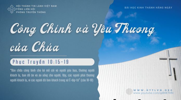 Công Chính và Yêu Thương của Chúa – 1/1/2026