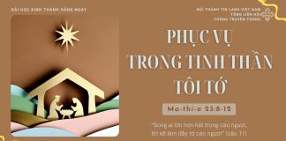 Phục Vụ Trong Tinh Thần Tôi Tớ – 12/12/2025