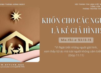 Khốn Cho Các Ngươi Là Kẻ Giả Hình! – 13/12/2025