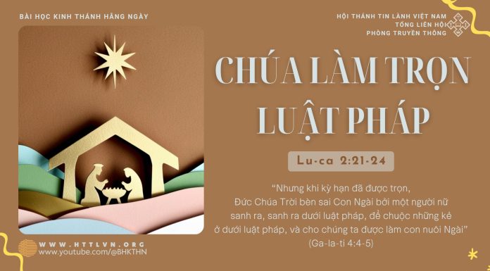 Chúa Làm Trọn Luật Pháp – 25/12/2025