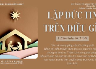 Lập Đức Tin Trên Điều Gì? – 29/12/2025