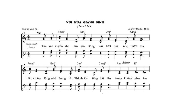 Bài hát: VUI MÙA GIÁNG SINH