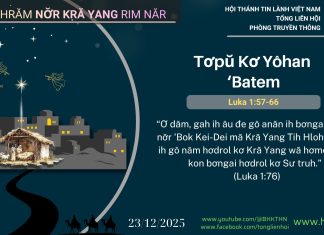 Tơpŭ Kơ Yôhan ‘Batem – 23/12/2025