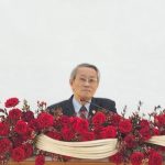 Mục sư Thái Phước Trường, Hội trưởng Hội Thánh Tin Lành Việt Nam làm chủ lễ và rao giảng Lời Chúa