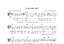 Bài hát Truyền giảng: VÌ SAO CHÚA ĐẾN