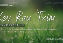 Kev Rau Txim – 10/1/2026