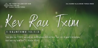 Kev Rau Txim – 10/1/2026