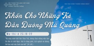 Khốn Cho Những Kẻ Dẫn Đường Mù Quáng – 15/1/2026