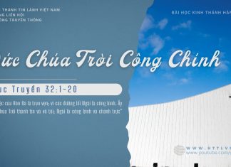 Đức Chúa Trời Công Chính – 2/1/2026