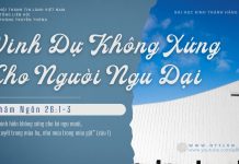 Vinh Dự Không Xứng Cho Người Ngu Dại – 25/1/2026