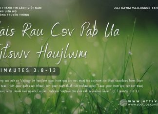 Hais Rau Cov Pab Ua Vajtswv Haujlwm – 30/1/2026