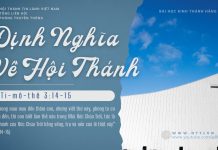 Định Nghĩa Về Hội Thánh – 31/1/2026