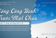 Sống Công Bình Trước Mặt Chúa – 5/1/2026