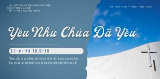 Yêu Như Chúa Đã Yêu – 6/1/2026