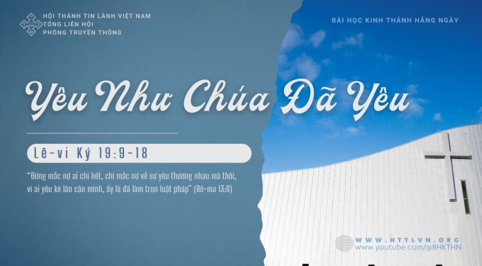 Yêu Như Chúa Đã Yêu – 6/1/2026