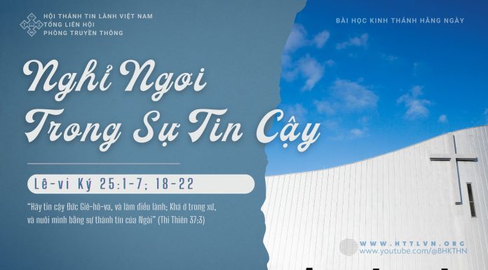 Nghỉ Ngơi Trong Sự Tin Cậy – 7/1/2026
