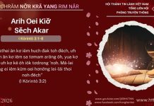 Arih Oei Kiơ̆ Sĕch Akar – 19/1/2026