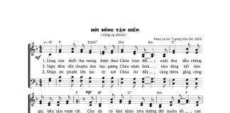 Bài hát: ĐỜI SỐNG TẬN HIẾN