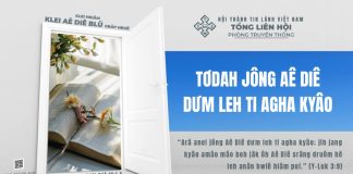 Tơdah Jông Aê Diê Dưm Leh Ti Agha Kyâo – 27/1/2026